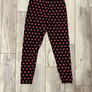 Disney Minnie Mouse Black and Red women’s Leggings